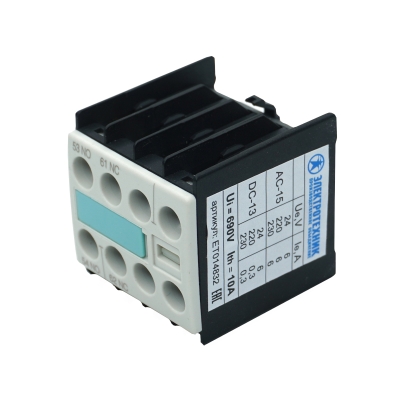 3RH1911-1FA11, 1НО+1НЗ, для контакторов типоразмера S00, фронтальный, винтовые клеммы, IP20