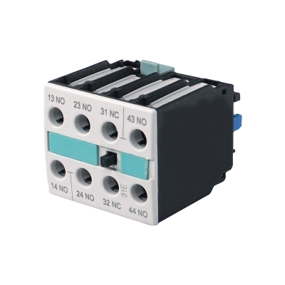 3RH1921-1FA22, 2НО+2НЗ, для контакторов типоразмеров S0…S12, фронтальный, винтовые клеммы, I