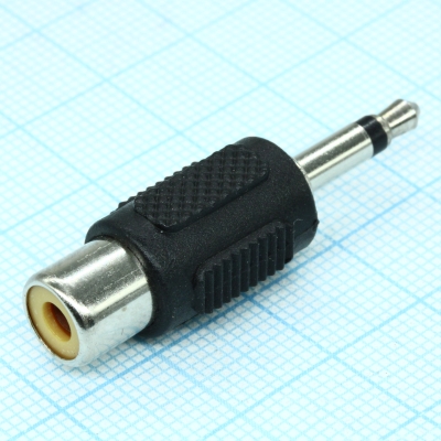 AD6018 TS штекер 3,5 - RCA гнездо