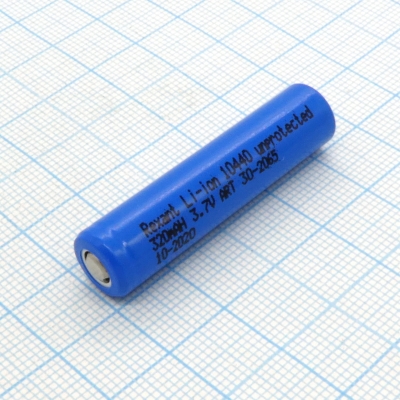 Аккумулятор 10440 3.7В 320мАч