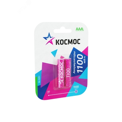 Аккумулятор AAA/R03 1100мА.ч Ni-MH КОСМОС KOCR03NIMH(1100MAH)
