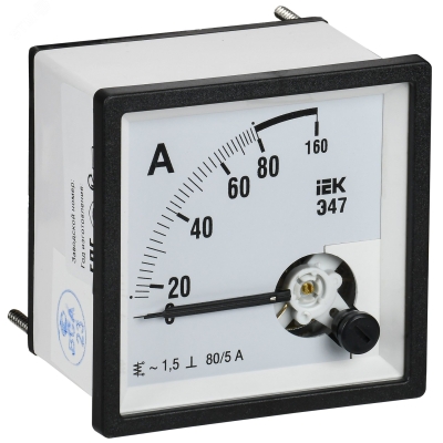 Амперметр Э47 40/5А кл. точн. 1,5 72х72мм IPA10-6-0040-E