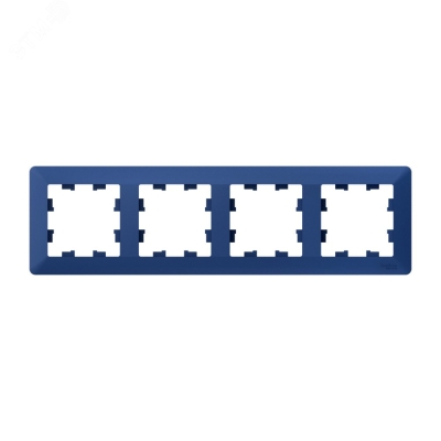 ATLASDESIGN AIR 4-постовая РАМКА, АКВАМАРИН/дымчатый черный ATN221104