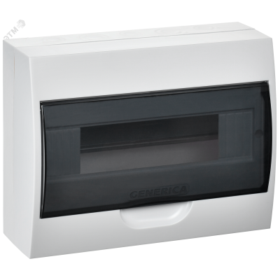 Бокс ЩРН-П-12 мод. навесной пластик IP41 GENERICA MKP12-N-12-41-G