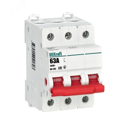 Dekraft Выключатель-разъединитель 3Р 63А ВН-105