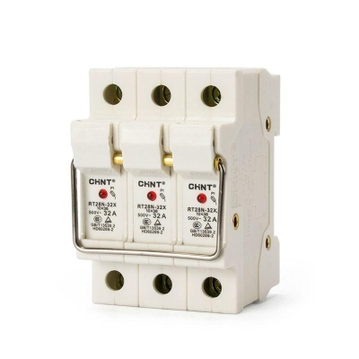 Держатель плавких вставок с индикацией RT28N-32X 10х38 3П (R) 520488