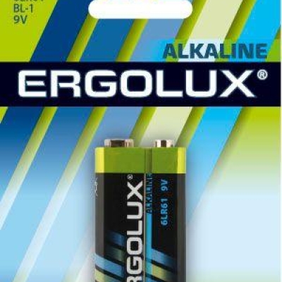 Элемент питания алкалиновый "крона" 6LR61 9В Alkaline BL-1 (блист.1шт) 11753