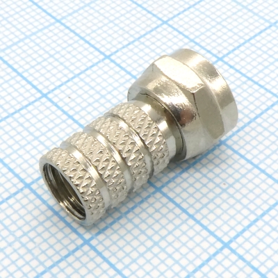 F штекер накрутка RG-6