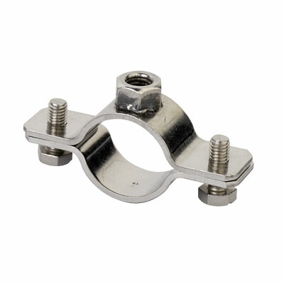 Хомут для тяжелых нагрузок 20-24 мм (1/2"), M8, нержавеющая сталь AISI304 6040-012
