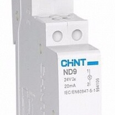 Индикатор ND9-1b AC/DC 230В (LED) син. 594123