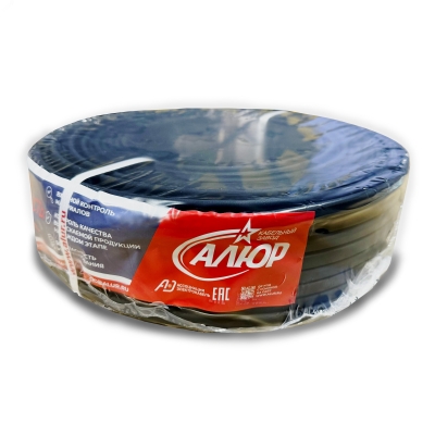 Кабель силовой ВВГ-Пнг(А)-LS 3х2.5 (N,PE)-0.660 плоский однопроволочный 00-00006277