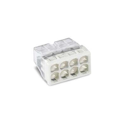 Клемма 8-х проводная 8х(0.5-2.5мм) для распред. короб. (с контактн. пастой "Alu-Plus") 2273-248