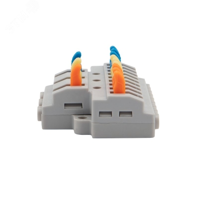 Клемма СМК 3х3 проходная разветвительная 3 полюса, с монтажной площадкой (1 ввод, 3 вывода на полюс) 07-5232