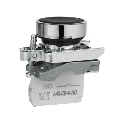 Кнопка OptiSignal D22 C4-P-210 черная металл 1НО XB4BA21 332166