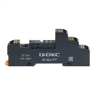 Колодка c клеммами push-in для реле на 2 группы контактов IR-B2-PT