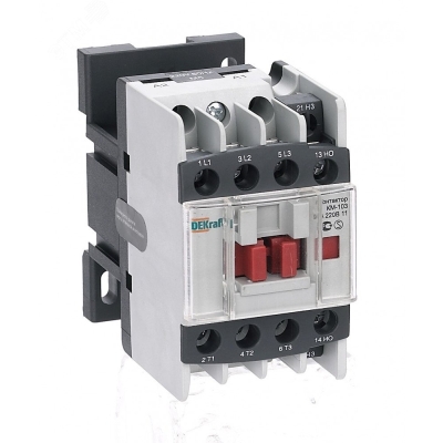 Контактор КМ-103 9А кат. 220В AC 1НО+1НЗ AC-3 22103DEK