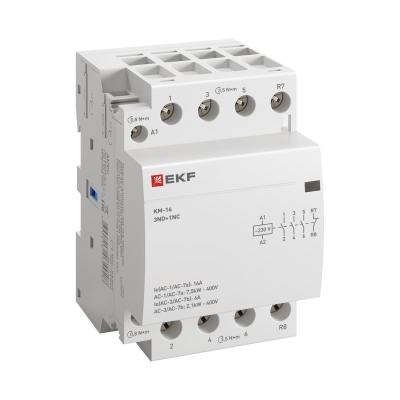 Контактор модульный КМ 16А 3NО+NC (3 мод.) km-3-16-31
