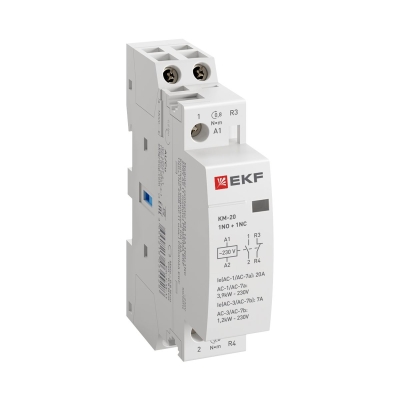 Контактор модульный КМ 20А NО+NC (1 мод.) km-1-20-11