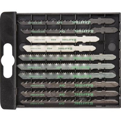 KRAFTOOL EU-хвост., по дереву и металлу, 10 шт, набор полотен (159590-H10)