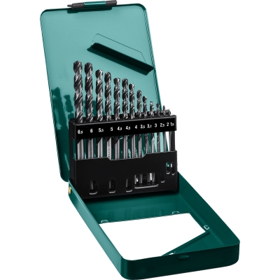 KRAFTOOL HSS-G, 13 шт, (1.5-6.5 мм), сталь P6M5, набор сверл по металлу (29651-H13)