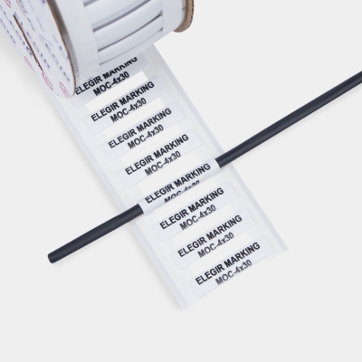 Маркер овальный MOC-4-30-W белый (уп. 550 шт.) арт.22004310