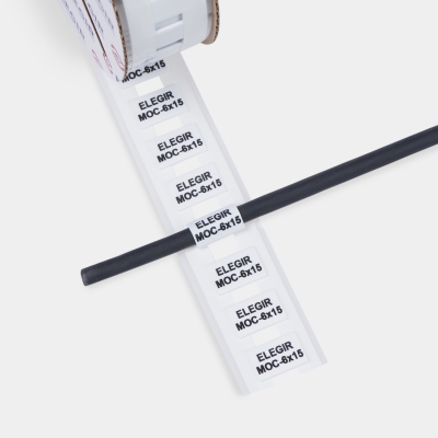 Маркер овальный MOC-6-15-W белый (уп. 450 шт.) арт.22006610