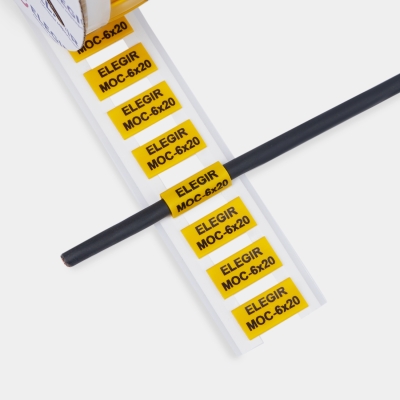 Маркер овальный MOC-6-20-Y желтый (уп. 450 шт.) арт.22006211