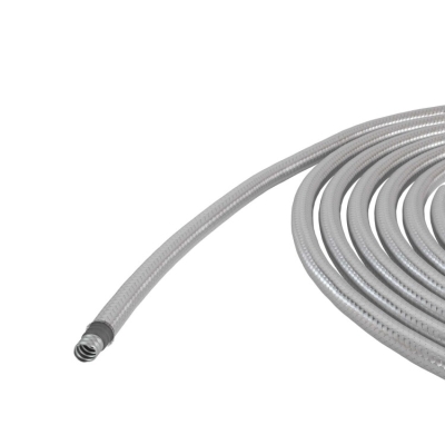 Металлорукав DN 20мм в герм. ПВХ изоляции в оплетке из нержавеющей стали, Dвн 20,5 мм, Dн 6071TX-022