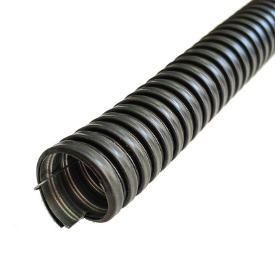 Металлорукав в ПВХ изоляции МРПИ НГ-25 d25мм с протяжкой (уп.50м) ГОФРОМАТИК/ zeta44407