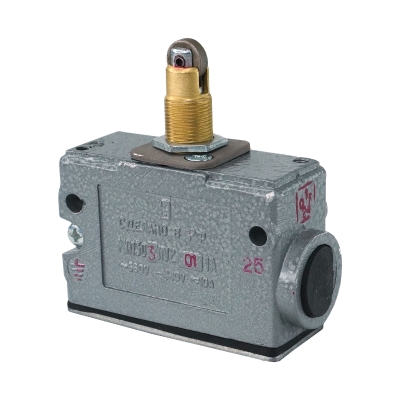 МП 1303 У2 исп.01, IP54, толкатель с продольным расположением ролика, комбинированный, винт