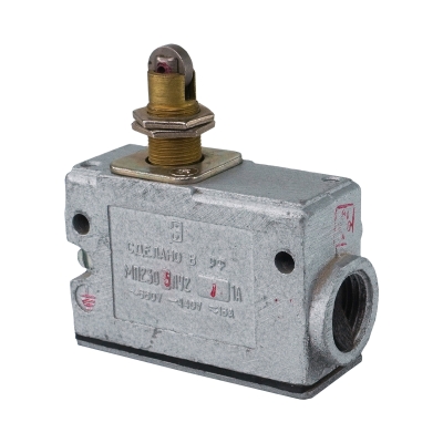 МП 2305 У2 исп.01, IP54, толкатель с продольным расположением ролика, комбинированный, винт