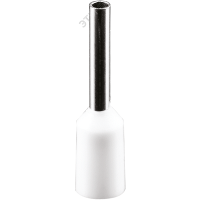 Наконечник-гильза НШвИ 0,75-8,0 белый (100ш) 17347