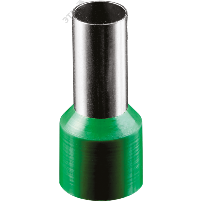 Наконечник-гильза НШвИ 16-12,0 зеленый (50шт) 17337