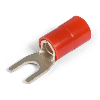 Наконечник кабельный вилочный изолированный НВИн 10-6 серия ПРОФИ