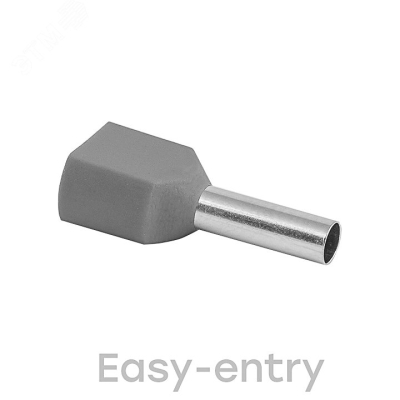 Наконечник штыревой втулочный изол. НШвИ(2) 4-12 (уп.50шт) nhvi2-4.0-12