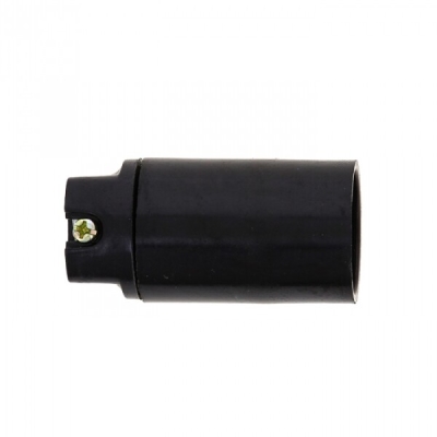 Патрон карболитовый подвесной Е14 черн. PROxima LHC-E14-s-s