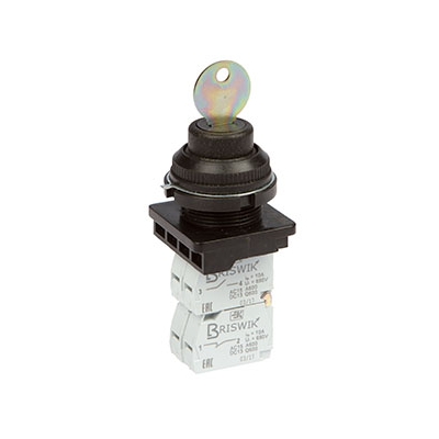 ПЕ-191 исп.2м,1з+1р,10А,660В,замок 2 полож.0+90°(контакты герм.,ключ в полож."вкл"не выним.),IP40(ЭТ