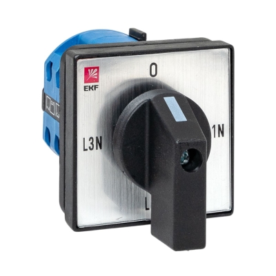 Переключатель кулачковый ПК-1-84 10А 4P для вольтметра (для фазного напряжения) PROxima pk-1-84-10