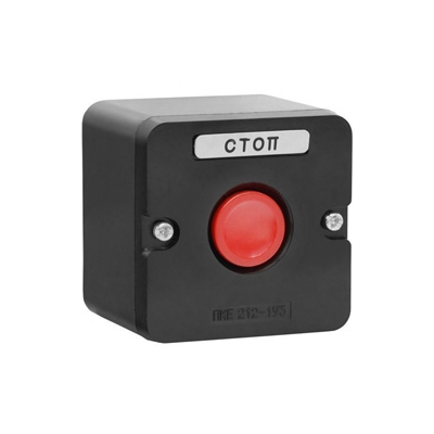 ПКЕ 212-1 У3, 10А, 660В, 1 элемент, красный цилиндр, накладной, IP40 (ЭТ)