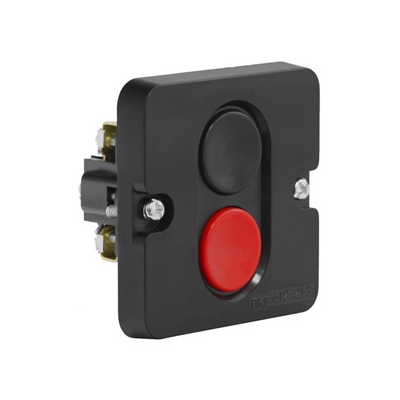 ПКЕ 612 У3, 10А, 660В, чёрный и красный цилиндр, в нишу, IP40 (ЭТ)