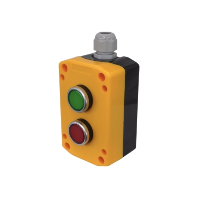 ПКУ22-2011-65У1, 1 зелёный цилиндр (НО), 1 красный цилиндр (НЗ), IP65 (ЭТ)