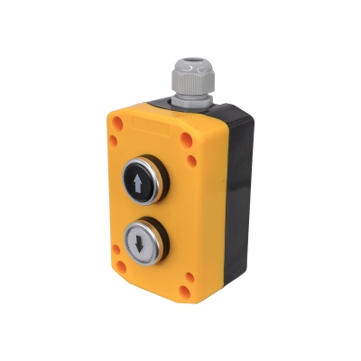 ПКУ22-2221-65У1, 1 белый цилиндр "↑" (НО), 1 чёрный цилиндр "↓" (НО), IP65 (ЭТ)