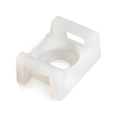 Площадка монтажная под винт ПМО 15х10 бел (уп. 100шт)