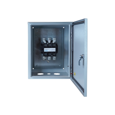 ПМ12-125110 У2 В, 380В, 2з+2р, 125А, нереверс., б/реле, в корпусе 400х300х220, без кнопок, IP54 (ЭТ)