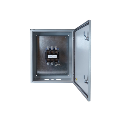 ПМ12-160110 У2 В, 220В, 2з+2р, 160А, нереверс., б/реле, в корпусе 500х400х220, без кнопок, IP54 (ЭТ)