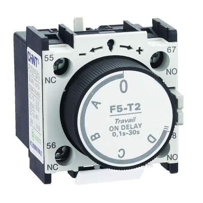 Приставка выдержки времени на вкл. F5-T0 (0.1-3с) к контакторам NC1^ NC2 и NXC 258021