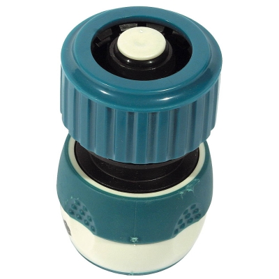 RACO COMFORT-PLUS, 3/4″, из ABS-пластика с TPR, с автостопом, для шланга, быстросъемный соединитель (4248-55237C)