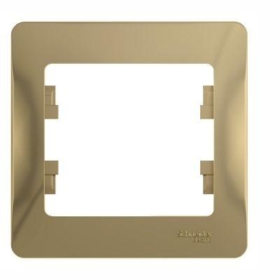 Рамка 1-м Glossa титан SE GSL000401