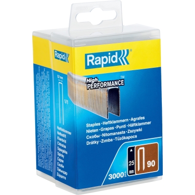 RAPID узкие, тип 90, 25 мм, 3000 шт, закаленные супертвердые гвозди (5000124)