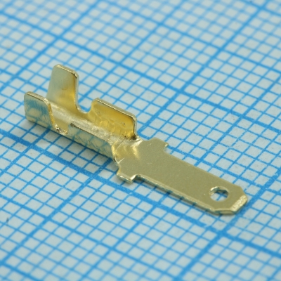 Разъем плоский неизолированный (папа) РП-П 1.0-(2.8)